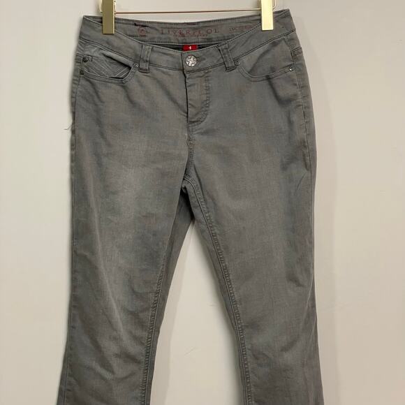 Liverpool 4 Lucy’s Bootcut pants trouser gray Corpcore evening classic neutral - Picture 2 of 8